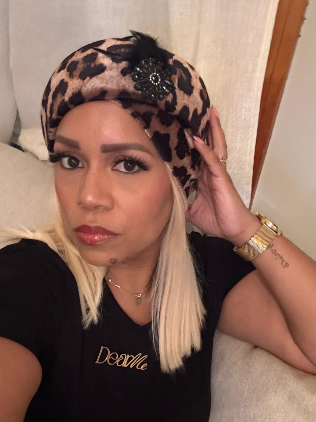 Leopard Luxe Turban