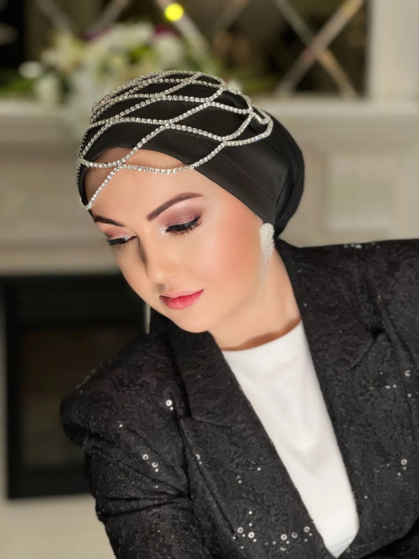 Crystal Crown Turban