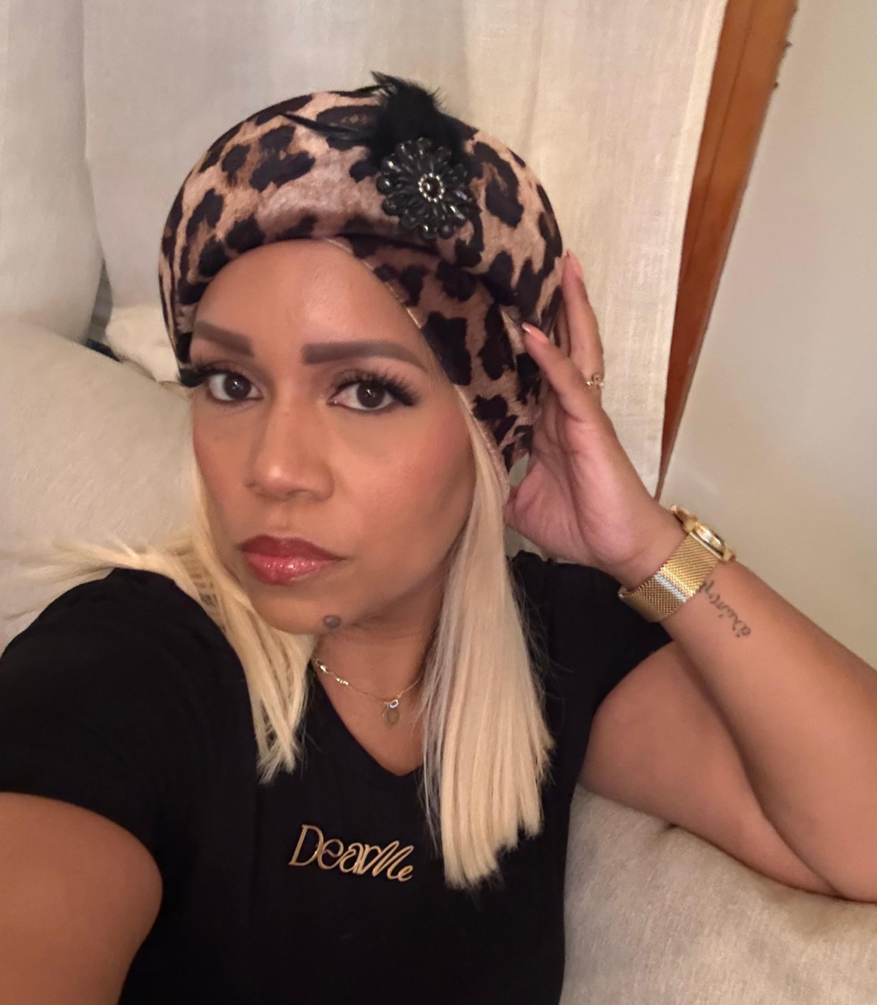 Leopard Luxe Turban